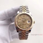(EW) Replica Datejust II Rolex Gold Jubilee watch Gold Face ETA3255